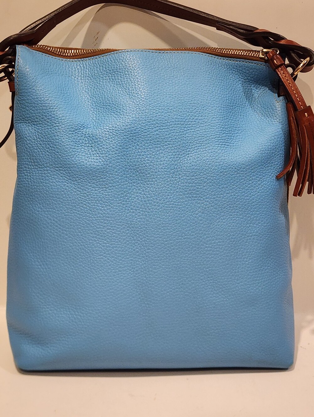 Dooney and Bourke Pebbled Leather Large Shlouder Bag Satchel - Picture 3 of 16